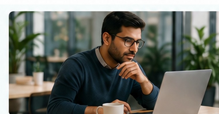 Professional researching an employer before an interview